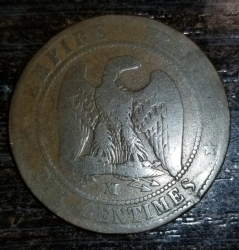 10 Centimes 1854 MA