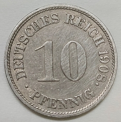 Image #1 of 10 Pfennig 1908 G