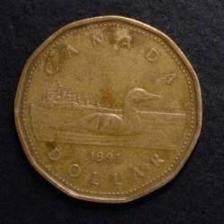 Image #2 of 1 Dollar 1991
