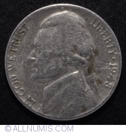 Image #1 of Jefferson Nickel 1948