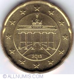 Image #2 of 20 Euro Cenți 2013 D