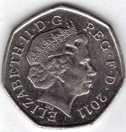Image #2 of 50 Pence 2011 - 2012 London Olympics - Fencing