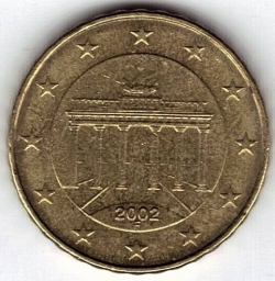 Image #2 of 10 Euro Cenţi 2002 F