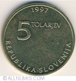 5 Tolarjev 1997 - (Žiga Zois)