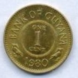 Image #1 of 1 Cent 1980