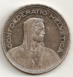 5 Francs 2011 B