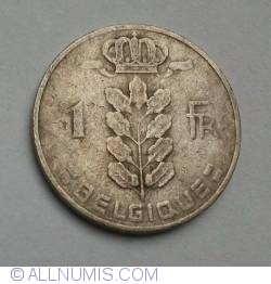Image #1 of 1 Franc 1962 (Belgique)