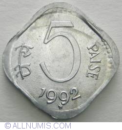 Image #1 of 5 Paise 1992 (H)