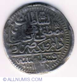 Image #2 of Yarim Kurus 1695 (AH 1106)