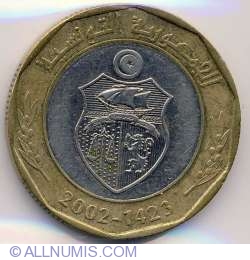 Image #1 of 5 Dinars 2002 (AH 1423)