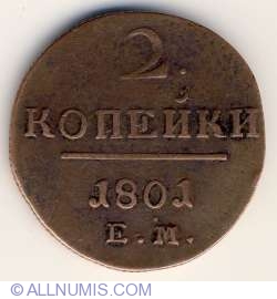 Image #1 of 2 Kopeks 1801 EM