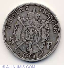 5 Francs 1868 A