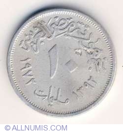 10 Milliemes 1972 (AH 1392)