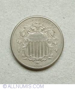 Image #1 of Shield Nickel 1868