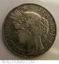 Image #2 of 5 Francs 1851 A