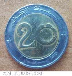 Image #2 of 20 Dinars 2000 (AH1421)