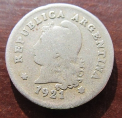 Image #2 of 10 Centavos 1921