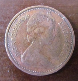 1/2 New Penny 1979