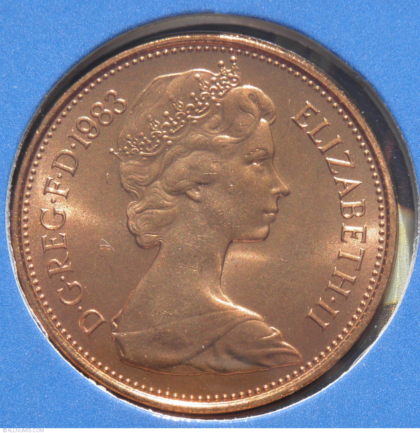 2 New Pence 1983 Elizabeth II 1952 2022 Great Britain Coin 39991