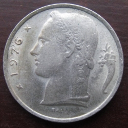 Image #1 of 5 Francs 1976 (Belgie)