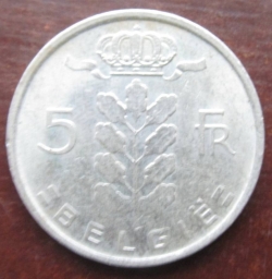 5 Francs 1976 (Belgie)