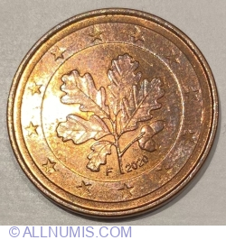 Image #2 of 5 Euro Cent 2020 F