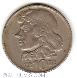 10 Zlotych 1966