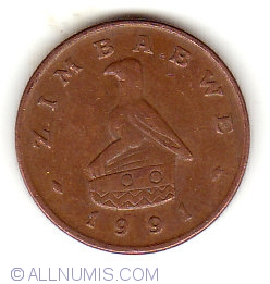 Image #2 of 1 Cent 1991