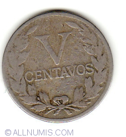 Image #1 of 5 Centavos 1938
