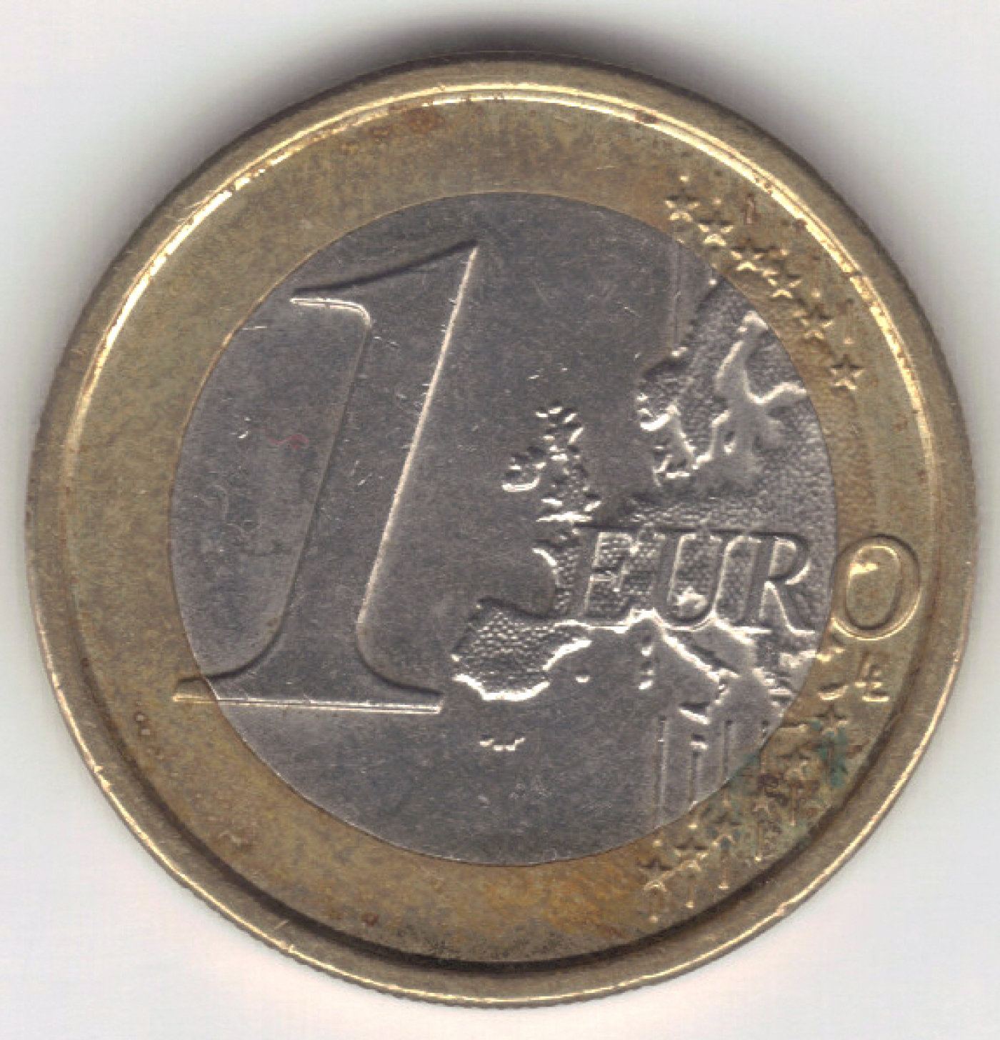 1 Euro 2012 Euro 2002 1 Euro Italy Coin 34734