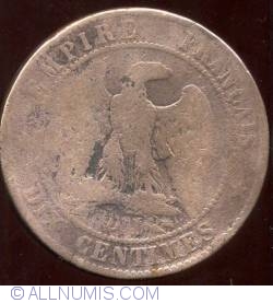 10 Centimes 1856 D