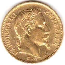 Image #2 of 20 Francs 1867