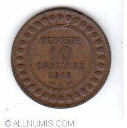 10 Centimes 1912 (AH 1330)