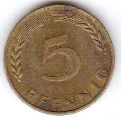 5 Pfennig 1969 G