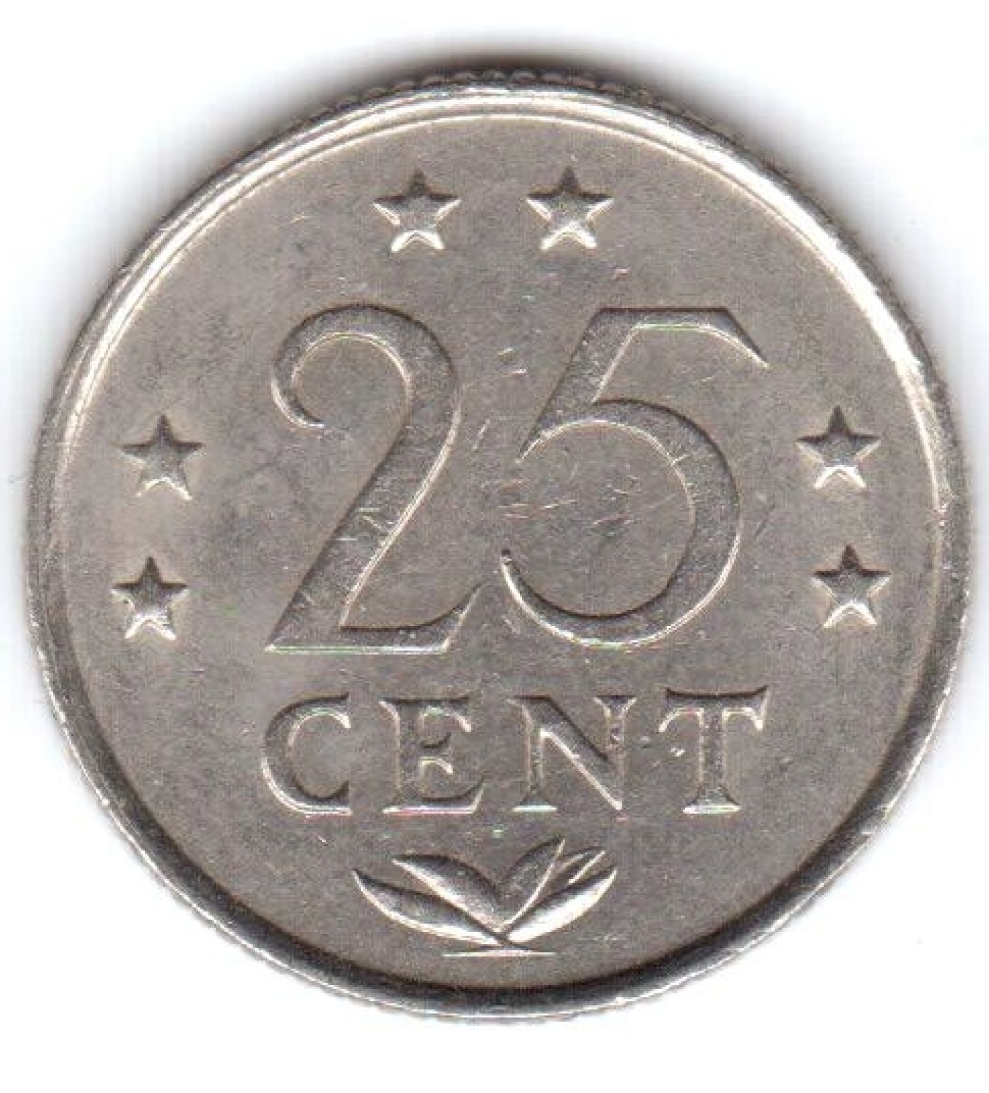 Netherlands Antilles 1981 2 1//2 Cents lot of 25 BU coins #9