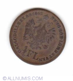Image #1 of 1/4 Florin 1862 A