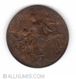 10 Centimes 1907