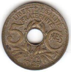 Image #1 of 5 Centimes 1923