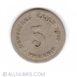 5 Pfennig 1876 D