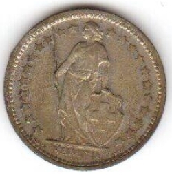 1/2 Franc 1973