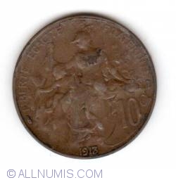 Image #1 of 10 Centimes 1913