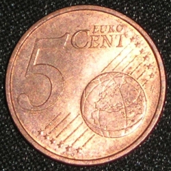Image #1 of 5 Euro Cenţi 2002 J