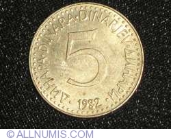 5 Dinari 1982