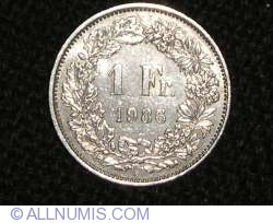 Image #1 of 1 Franc 1986 B