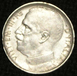 50 Centesimi 1921 - muchie netedă