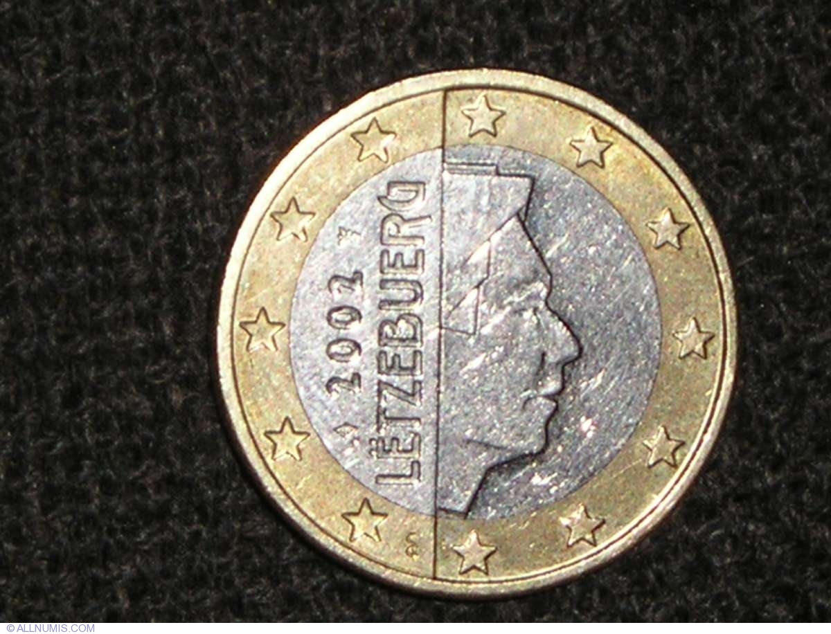 1 Euro 2002 Euro 2002 Prezent Luxembourg Coin 6015