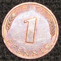 1 Pfennig 1995 D