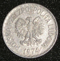 Image #2 of 1 Zloty 1974