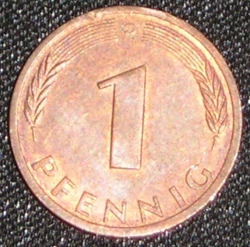 1 Pfennig 1991 D