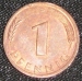 1 : 1 Pfennig 1991 D